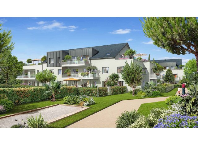 Investissement locatif en Loire Atlantique 44 : programme immobilier neuf pour investir Esprit la Baule  La Baule-Escoublac