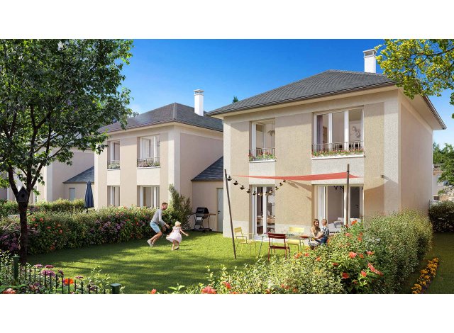 Investissement locatif en Seine et Marne 77 : programme immobilier neuf pour investir Green Central  Saint-Fargeau-Ponthierry