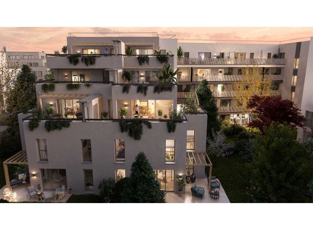 Investissement locatif dans les Hauts de Seine 92 : programme immobilier neuf pour investir Les Vergers de Châtenay  Châtenay-Malabry