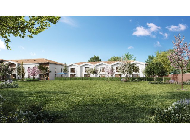 Investissement locatif en Haute-Garonne 31 : programme immobilier neuf pour investir Tilia  Colomiers