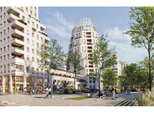 Investissement locatif en Rhne-Alpes : programme immobilier neuf pour investir Vues Ciel  Villeurbanne