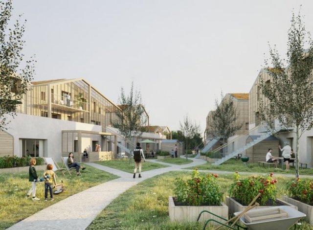 Investissement locatif en Gironde 33 : programme immobilier neuf pour investir Appartements Neufs à Canéjan  Canejan