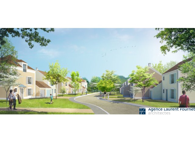 Investissement locatif en Ile-de-France : programme immobilier neuf pour investir Les Jardins de Villevaudé  Villevaude