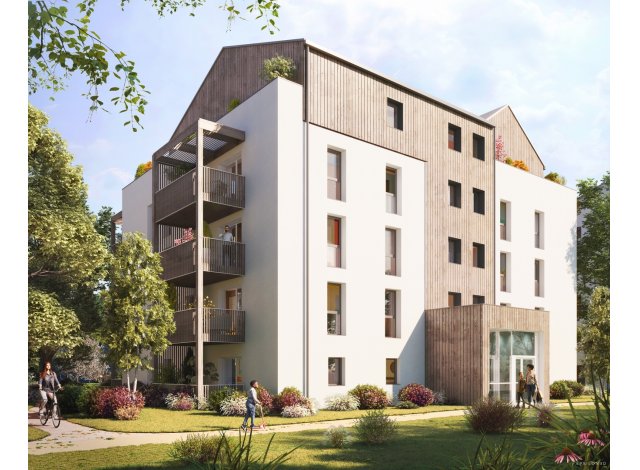 Investissement locatif  Chasseneuil-du-Poitou : programme immobilier neuf pour investir Les Jardins du Luxembourg  Tours