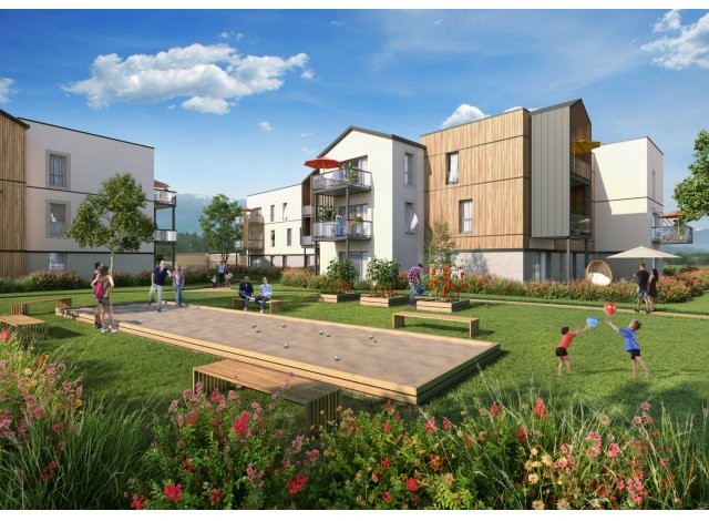 Investissement locatif en Haute-Savoie 74 : programme immobilier neuf pour investir Ocarina  Rumilly