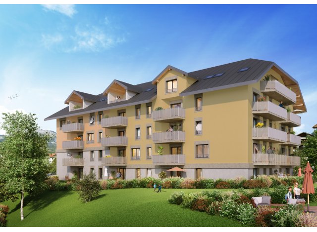 Investissement locatif en Haute-Savoie 74 : programme immobilier neuf pour investir Alp'in  Saint-Gervais-les-Bains