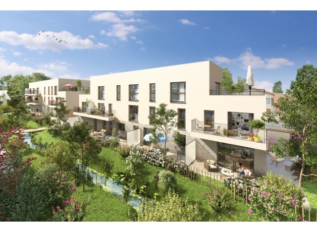 Investissement locatif dans les Yvelines 78 : programme immobilier neuf pour investir Villa Riva  Saint-Germain-en-Laye
