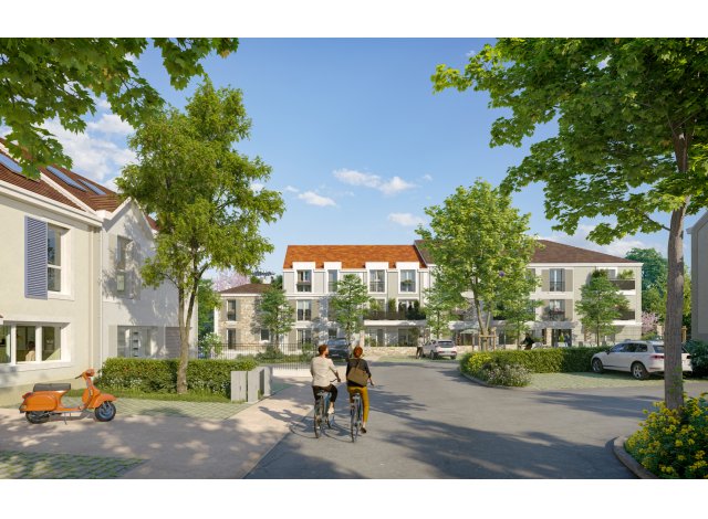 Investissement locatif dans le Val d'Oise 95 : programme immobilier neuf pour investir Le Clos du Bois  Andilly