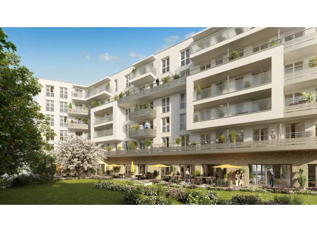 Investissement locatif dans le Val d'Oise 95 : programme immobilier neuf pour investir Castanea  Bouffemont