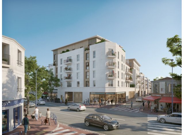 Investissement locatif en Seine-Saint-Denis 93 : programme immobilier neuf pour investir Green Melody  Drancy