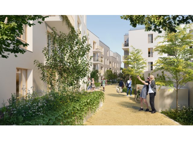 Investissement locatif en Seine-Saint-Denis 93 : programme immobilier neuf pour investir La Place  Pierrefitte-sur-Seine