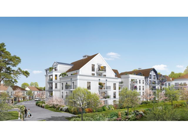 Investissement locatif en Seine-Saint-Denis 93 : programme immobilier neuf pour investir 5 Pieces Duplex Terrasse  Le Blanc Mesnil