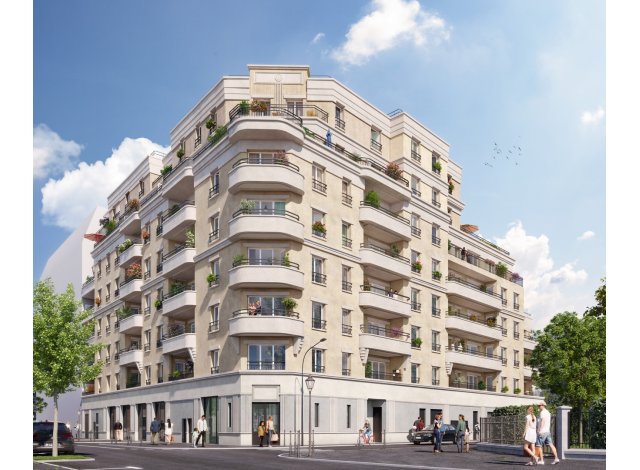 Investissement locatif  Dugny : programme immobilier neuf pour investir Les Terrasses d'Ariane  Le Blanc Mesnil