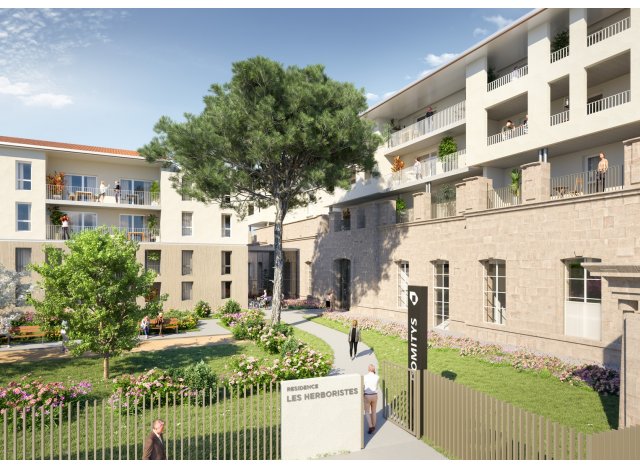 Investissement locatif en France : programme immobilier neuf pour investir Les Herboristes  Castres