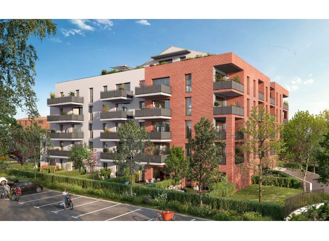 Investissement locatif en Haute-Garonne 31 : programme immobilier neuf pour investir Terra Cotta  Toulouse