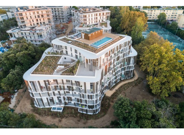 Investissement locatif en Paca : programme immobilier neuf pour investir 4p Terrasse Artchipel  Marseille 8ème