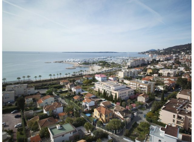 Investissement locatif dans les Alpes-Maritimes 06 : programme immobilier neuf pour investir Golfejuan les Voiles Blanches  Vallauris