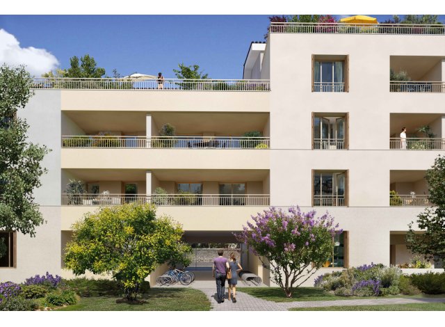 Investissement locatif  Oullins : programme immobilier neuf pour investir Dolce  Sainte-Foy-lès-Lyon