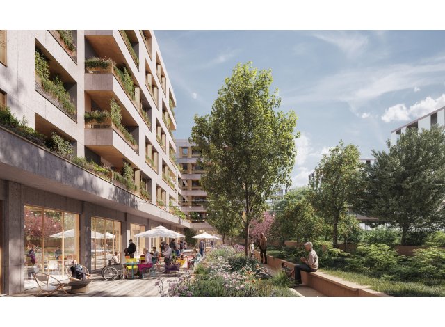 Investissement locatif en Rhne-Alpes : programme immobilier neuf pour investir Résidence les Pralines  Bron