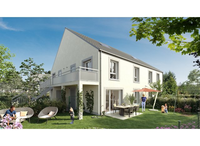 Investissement locatif dans le Loiret 45 : programme immobilier neuf pour investir Les Inseparables  Saran