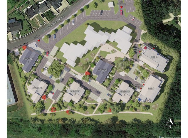 Investissement locatif dans le Morbihan 56 : programme immobilier neuf pour investir Nymphea - Maison  Vannes