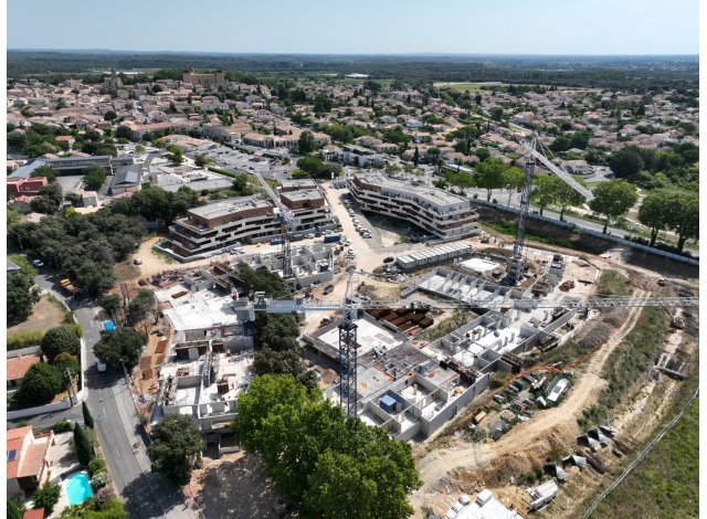 Investissement locatif en France : programme immobilier neuf pour investir Domaine les Lavandieres  Castries