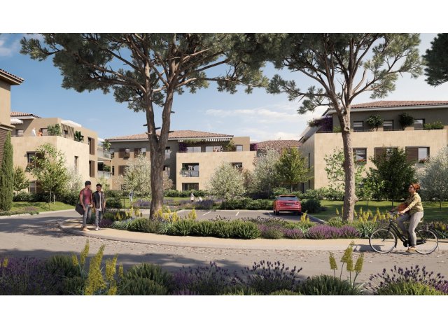 Investissement locatif dans les Bouches-du-Rhne 13 : programme immobilier neuf pour investir BRS - Mosaïk  Aix-en-Provence