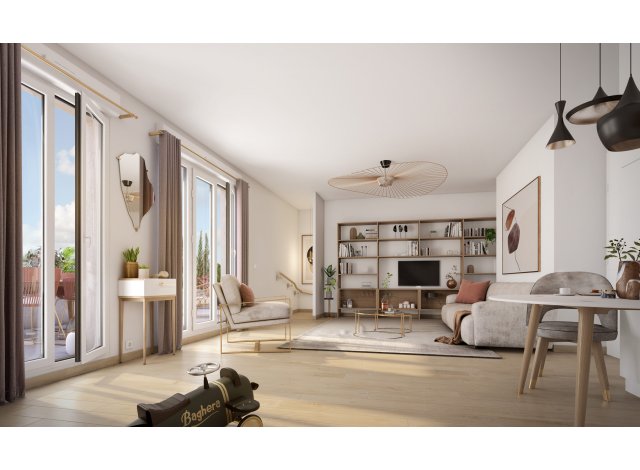 Investissement locatif dans les Hauts de Seine 92 : programme immobilier neuf pour investir Appartements Neufs Familiaux  Fontenay-aux-Roses