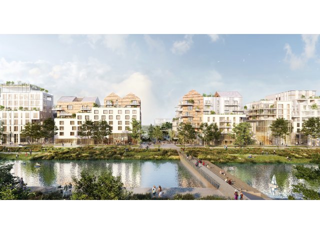 Investissement locatif en Haute-Normandie : programme immobilier neuf pour investir Gaïa  Rouen