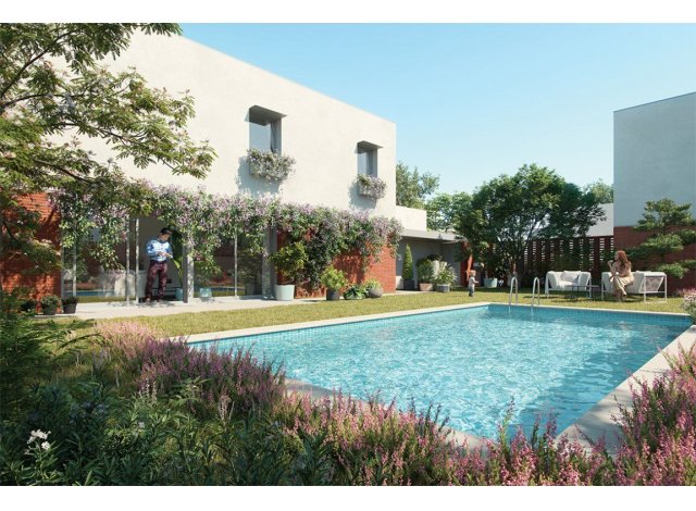Investissement locatif en Haute-Garonne 31 : programme immobilier neuf pour investir Poppy  Beauzelle
