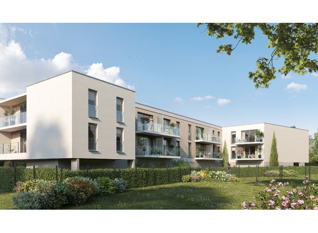 Investissement locatif dans le Nord 59 : programme immobilier neuf pour investir Le Quai des Roses  Dunkerque