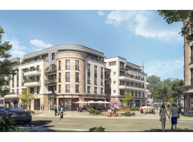 Investissement locatif dans le Val de Marne 94 : programme immobilier neuf pour investir Villa Eiffel  Le Plessis Trévise