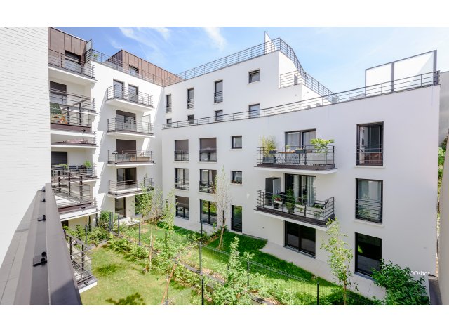Investissement locatif dans les Hauts de Seine 92 : programme immobilier neuf pour investir Villa Flore  Châtillon