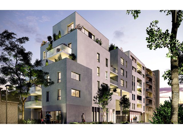 Investissement locatif dans le Rhne 69 : programme immobilier neuf pour investir Zenity  Villeurbanne