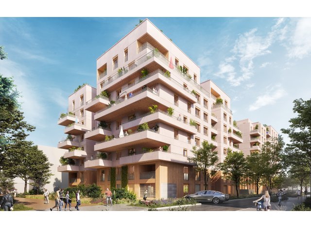 Investissement locatif  La Mulatire : programme immobilier neuf pour investir Wellcome - Harmony  Lyon 7ème