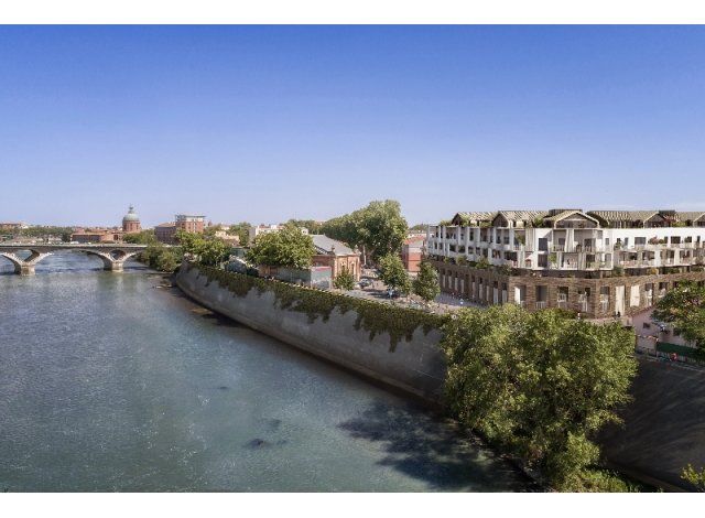 Investissement locatif en Midi-Pyrnes : programme immobilier neuf pour investir Résidence les Belles Rives  Toulouse