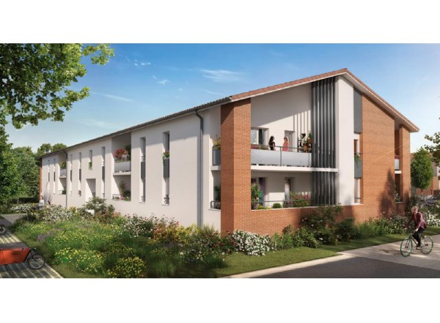 Investissement locatif en Midi-Pyrnes : programme immobilier neuf pour investir Résidence Terra Flora  Portet-sur-Garonne