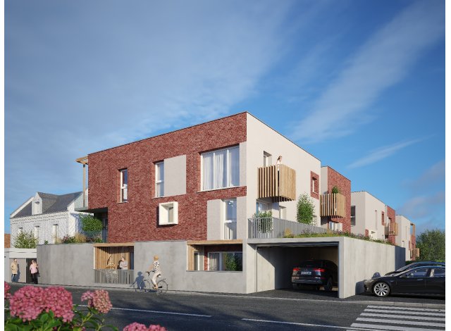 Investissement locatif en Seine-Maritime 76 : programme immobilier neuf pour investir Résidence Carmin  Le Havre