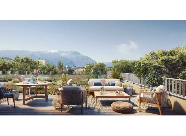 Investissement locatif en Rhne-Alpes : programme immobilier neuf pour investir Grenoble M1  Grenoble