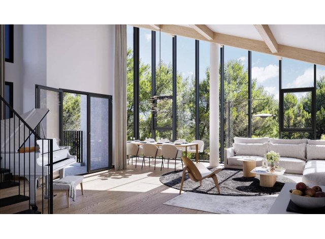 Investissement locatif  Saint-Paul-ls-Durance : programme immobilier neuf pour investir Aix-en-Provence M1  Aix-en-Provence
