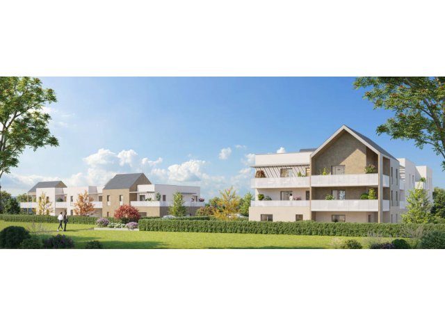 Investissement locatif dans le Loiret 45 : programme immobilier neuf pour investir Ingré M1  Ingré