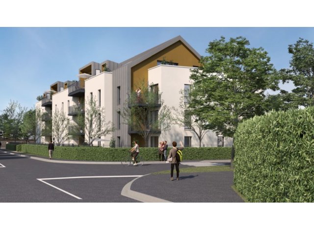 Investissement locatif en Seine-Maritime 76 : programme immobilier neuf pour investir Mont-Saint-Aignan M1  Mont-Saint-Aignan