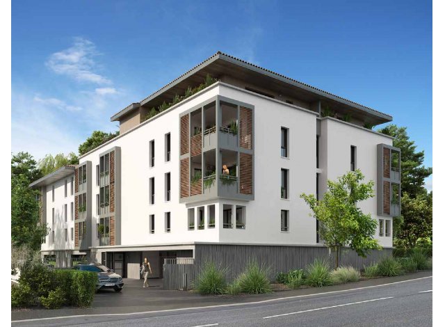 Investissement locatif dans les Pyrnes-Atlantiques 64 : programme immobilier neuf pour investir Anglet M1  Anglet