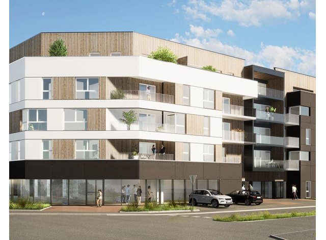Investissement locatif en Seine-Maritime 76 : programme immobilier neuf pour investir Bihorel M1  Bihorel