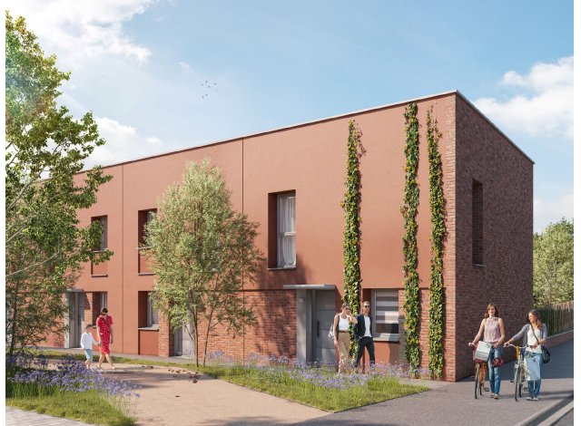 Investissement locatif  Neuville-en-Ferrain : programme immobilier neuf pour investir Fil Green  Wattrelos