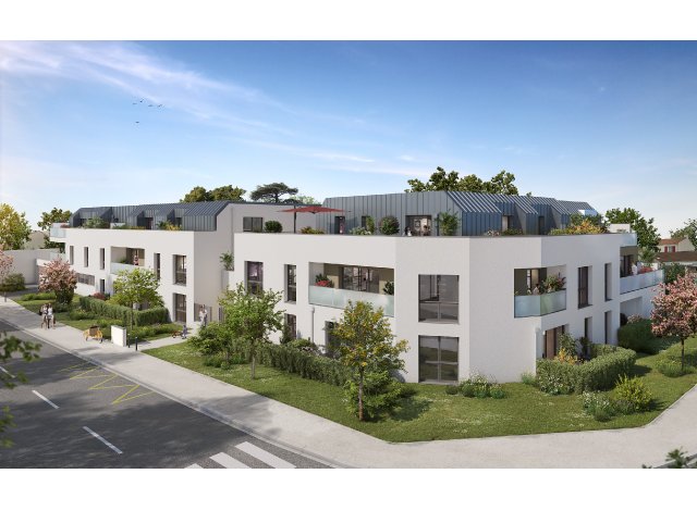 Investissement locatif en Loire Atlantique 44 : programme immobilier neuf pour investir Villa Fontaine  Saint-Sébastien-sur-Loire