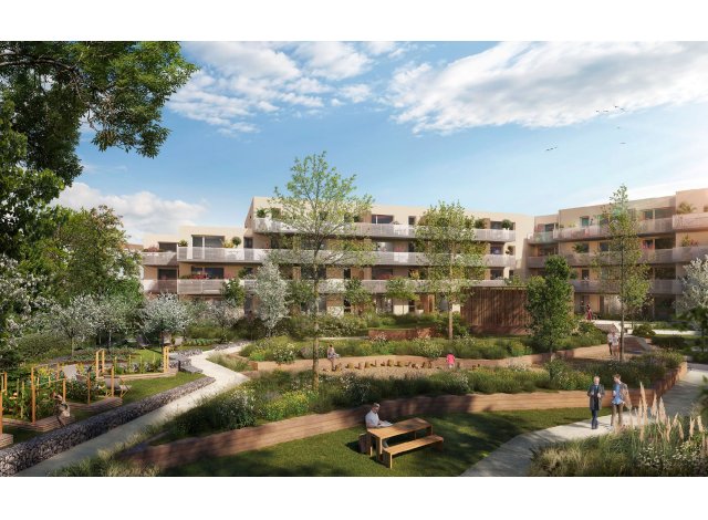 Investissement locatif  Nomain : programme immobilier neuf pour investir Green Line  Villeneuve-d'Ascq