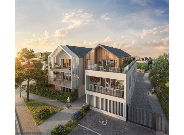 Investissement locatif en Loire Atlantique 44 : programme immobilier neuf pour investir Jardin d'Epona  Pornichet