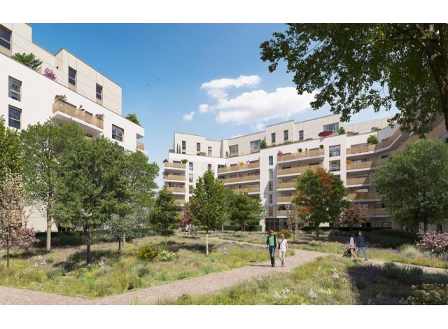 Investissement locatif en Ile-de-France : programme immobilier neuf pour investir Résidence Green Life 3  Bussy-Saint-Georges
