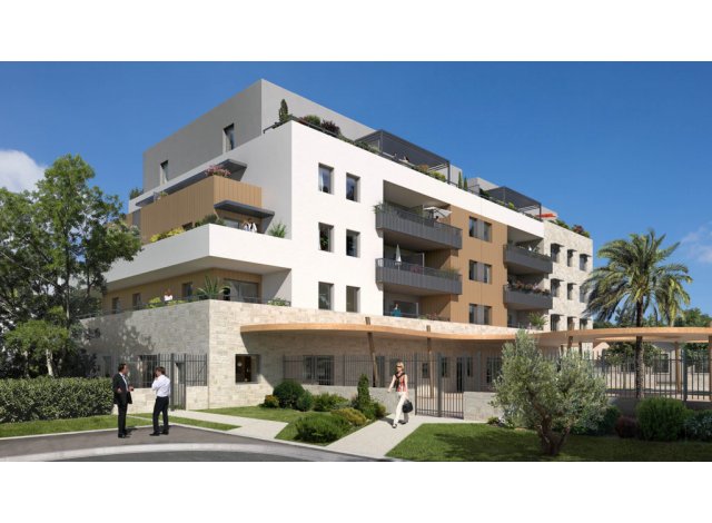 Investissement locatif en Languedoc-Roussillon : programme immobilier neuf pour investir Esprit Lez  Montpellier